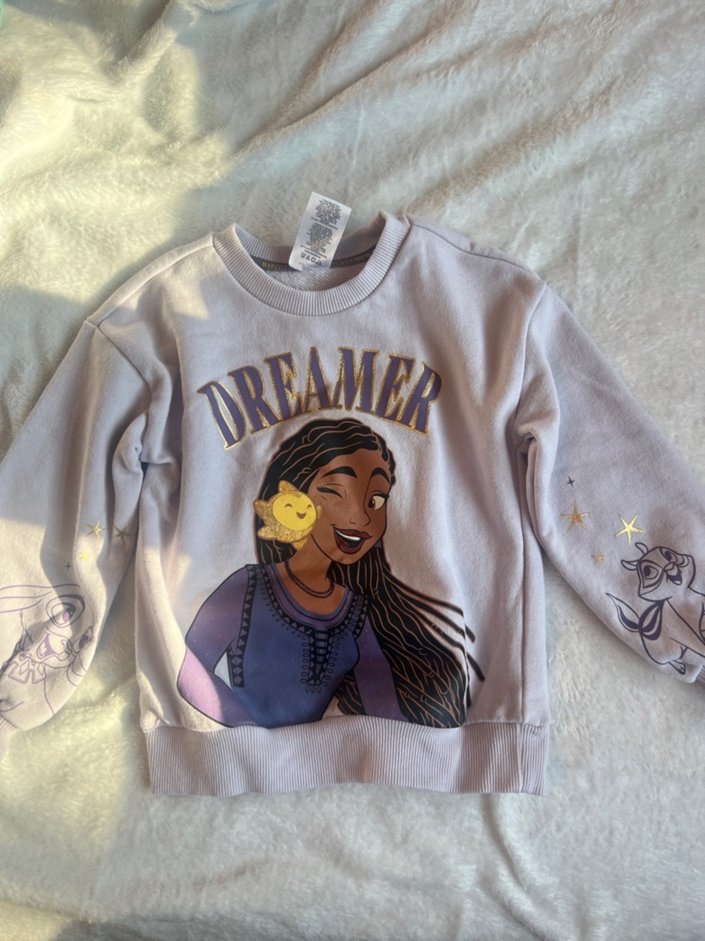Purple Disney Wish sweatshirt